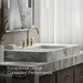 KOHLER K-14406-4 Purist Widespread bathroom sink faucet with Lever handles, 1.2 gpm, vibrant french gold - view 3