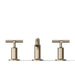 KOHLER K-14410-3 Purist Widespread bathroom sink faucet with Cross handles, 1.2 gpm, vibrant brushed bronze - view 5