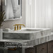 KOHLER K-14410-3 Purist Widespread bathroom sink faucet with Cross handles, 1.2 gpm, vibrant brushed moderne brass - view 4