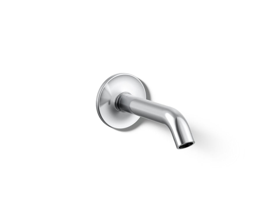 KOHLER K-14426 Purist Wall-mount bath spout, polished chrome