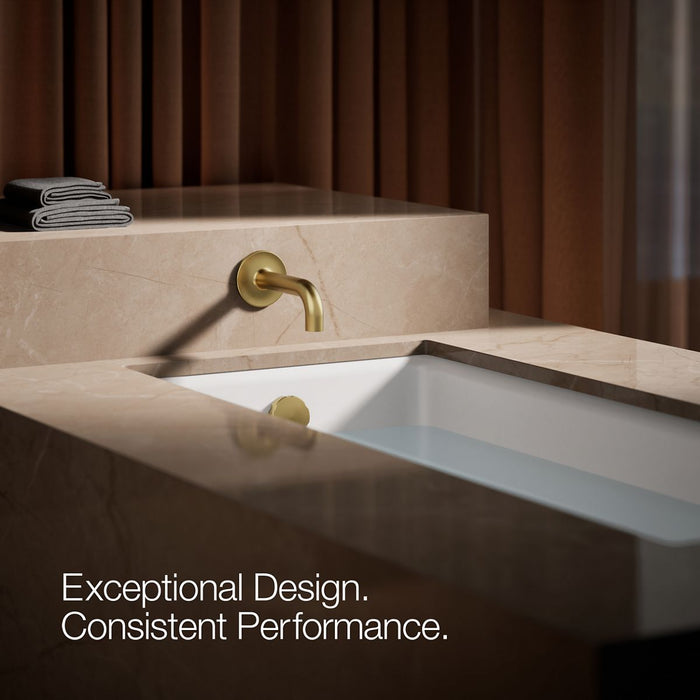 KOHLER K-14427 Purist Wall-mount bath spout