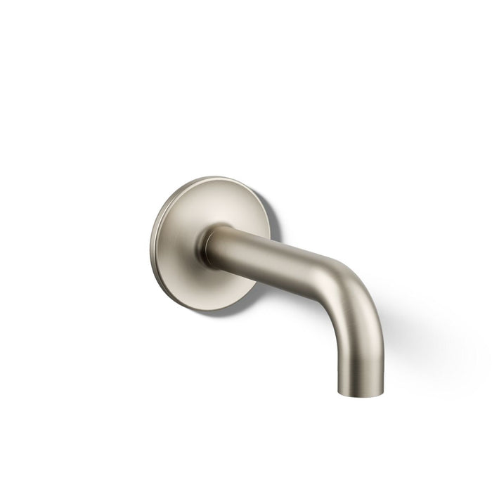 KOHLER K-14427 Purist Wall-mount bath spout, vibrant brushed nickel - view 5