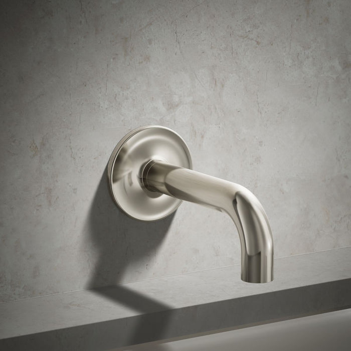 KOHLER K-14427 Purist Wall-mount bath spout, vibrant polished nickel - view 2