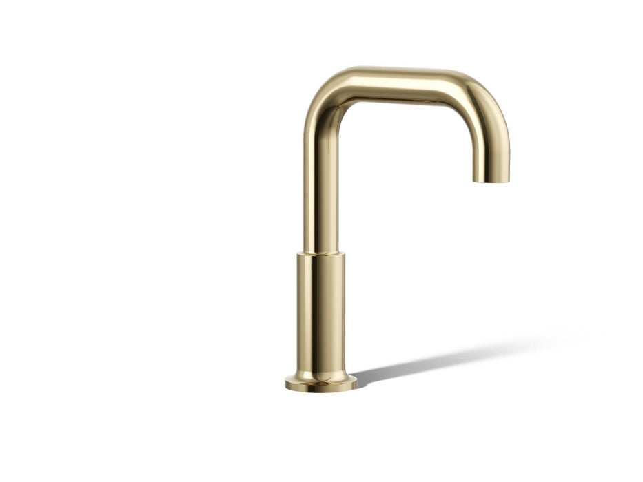 KOHLER K-14430 Purist Deck-mount Bath Spout, vibrant french gold