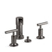 KOHLER Purist Vertical spray bidet faucet with lever handles