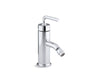 KOHLER K-14434-4A Purist Horizontal swivel spray aerator bidet faucet with straight lever handle, polished chrome