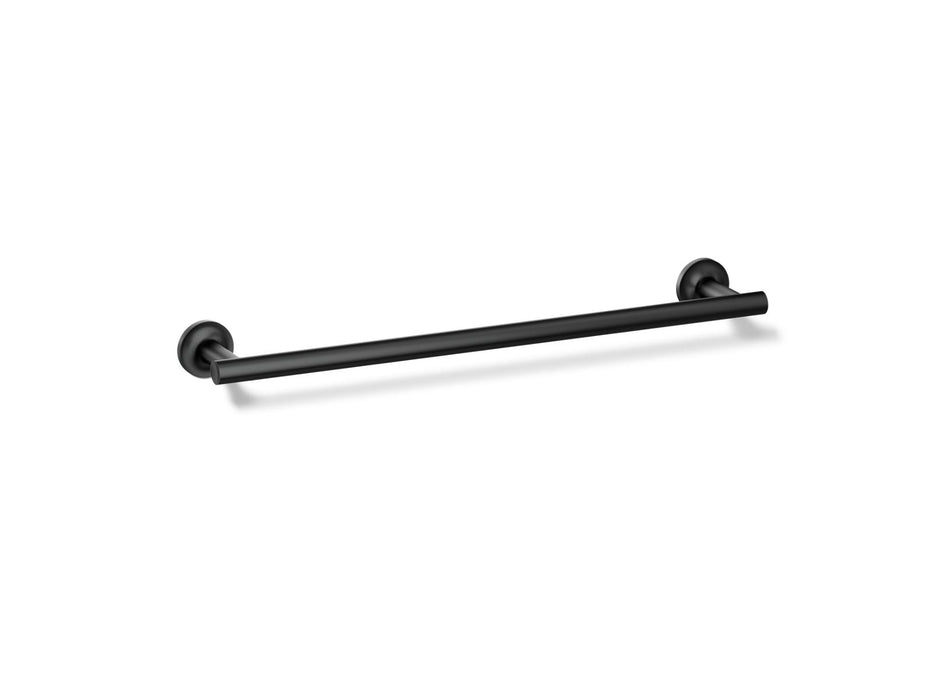KOHLER K-14435 Purist 18" towel bar, matte black