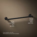 KOHLER K-14435 Purist 18" towel bar, matte black - view 5