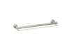KOHLER K-14435 Purist 18" towel bar, vibrant brushed nickel