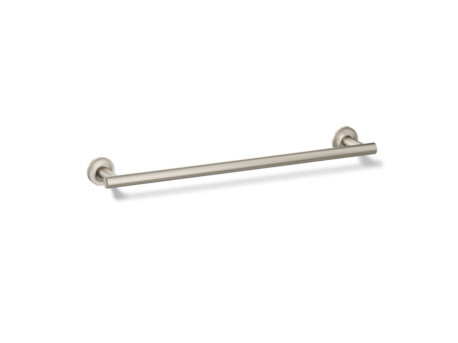 KOHLER K-14435 Purist 18" towel bar, vibrant brushed nickel
