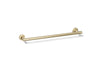KOHLER K-14435 Purist 18" towel bar, vibrant french gold