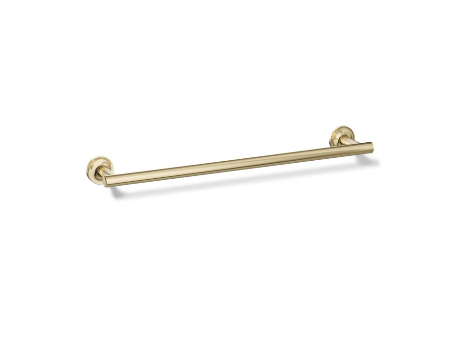KOHLER K-14435 Purist 18" towel bar, vibrant french gold