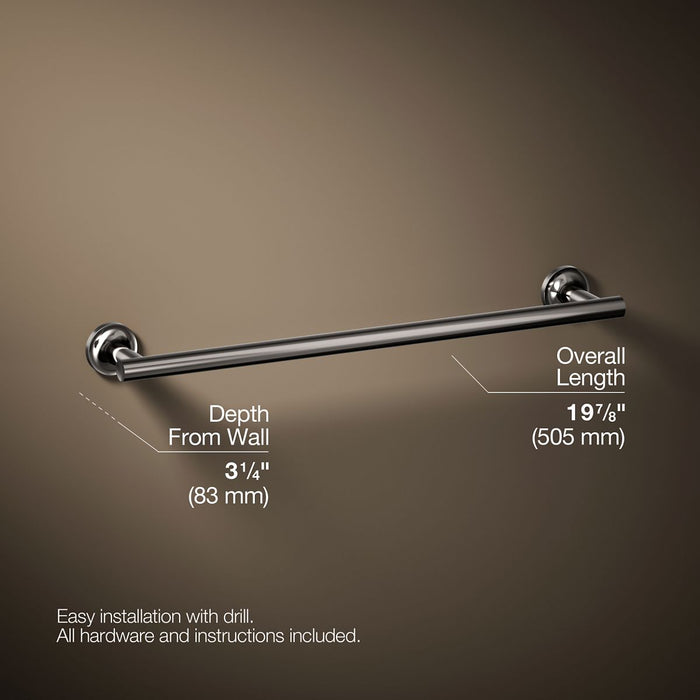 KOHLER K-14435 Purist 18" towel bar