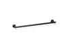 KOHLER K-14436 Purist 24" Towel Bar, matte black