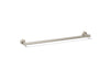 KOHLER K-14436 Purist 24" Towel Bar, vibrant brushed nickel