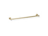 KOHLER K-14436 Purist 24" Towel Bar, vibrant french gold