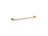 KOHLER K-14436 Purist 24" Towel Bar, vibrant moderne brushed gold