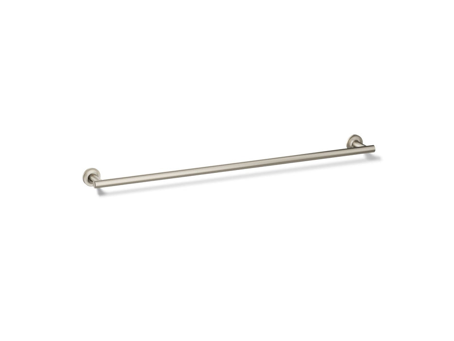 KOHLER K-14437 Purist 30" Towel Bar, vibrant brushed nickel