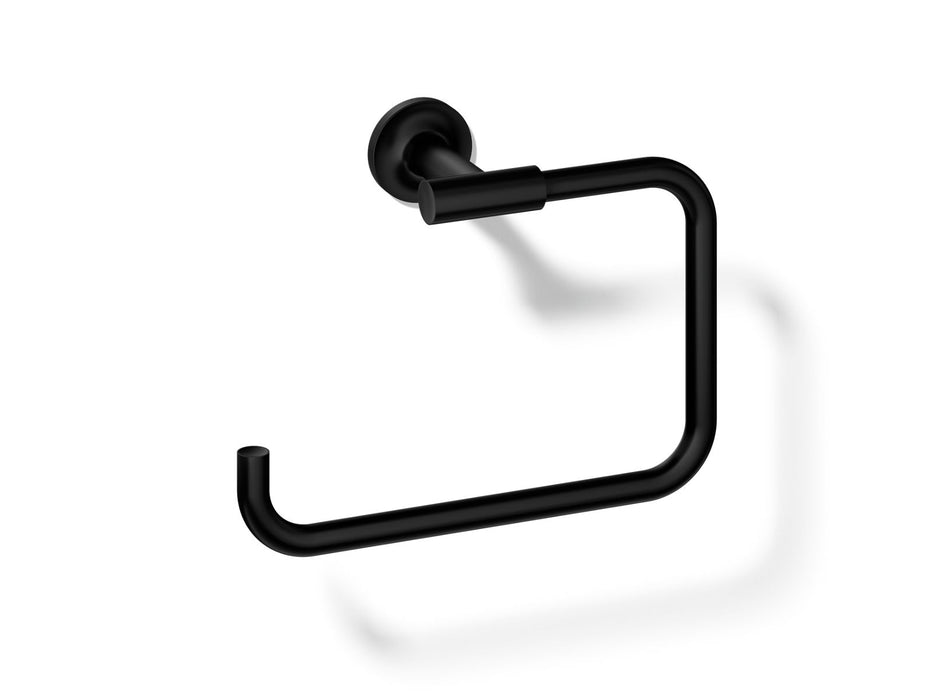 KOHLER K-14441 Purist Towel Ring, matte black
