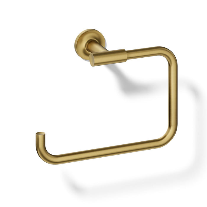 KOHLER K-14441 Purist Towel Ring, vibrant brushed moderne brass - view 4