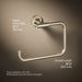 KOHLER K-14441 Purist Towel Ring, vibrant french gold - view 5