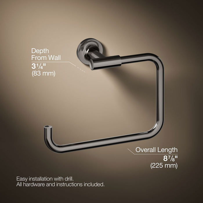 KOHLER K-14441 Purist Towel Ring