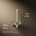 KOHLER K-14444 Purist Vertical toilet paper holder, vibrant brushed bronze - view 5