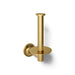 KOHLER K-14444 Purist Vertical toilet paper holder, vibrant brushed moderne brass - view 4