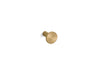 KOHLER K-14484 Purist Cabinet knob, vibrant moderne brushed gold