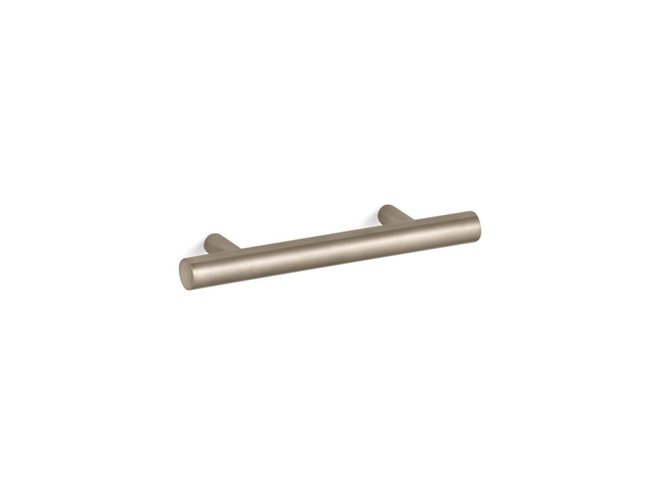 KOHLER K-14485 Purist 3" cabinet pull, vibrant brushed bronze