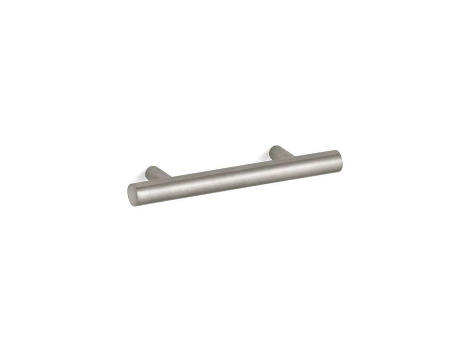 KOHLER K-14485 Purist 3" cabinet pull, vibrant brushed nickel