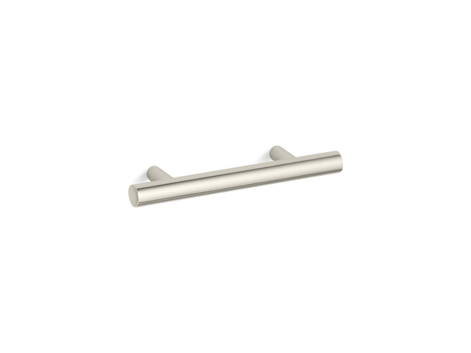 KOHLER K-14485 Purist 3" cabinet pull, vibrant polished nickel