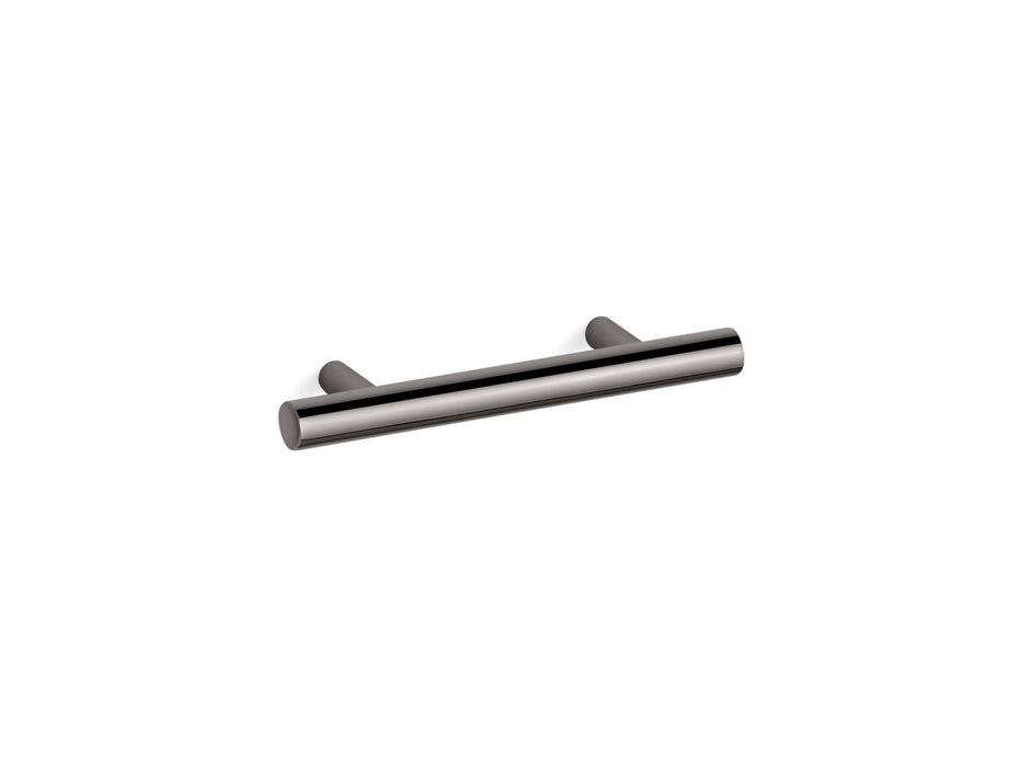 KOHLER K-14485 Purist 3" cabinet pull, vibrant titanium
