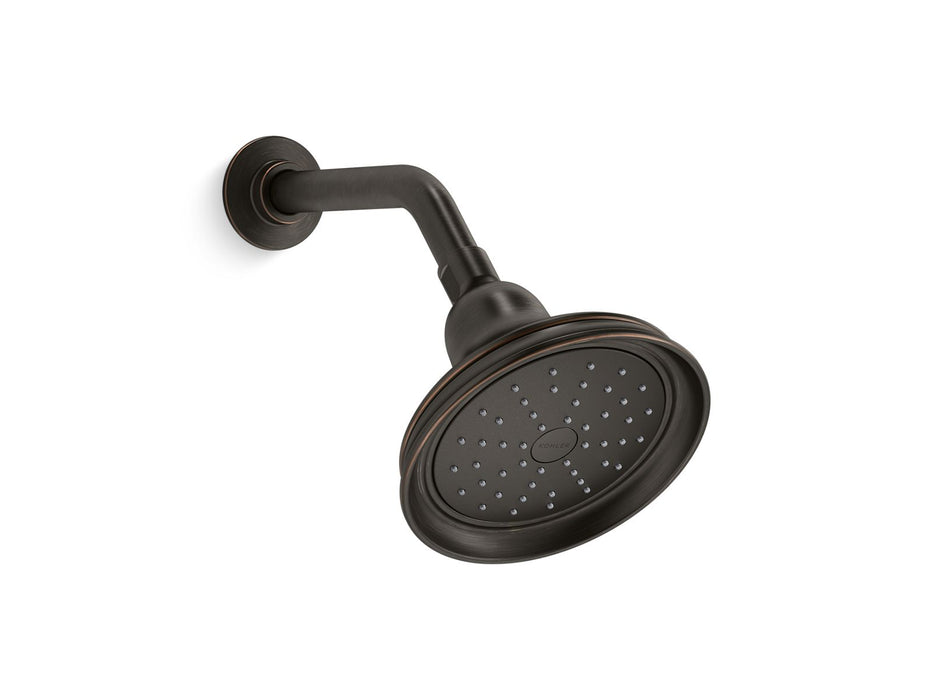 KOHLER K-14519-G Bancroft Single-function showerhead, 1.75 gpm, oil rubbed bronze