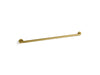 KOHLER K-14565 Contemporary 42" Grab Bar, vibrant brushed moderne brass