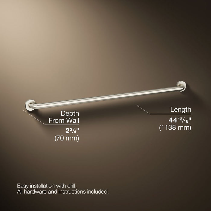 3/4 view of product with dimensions