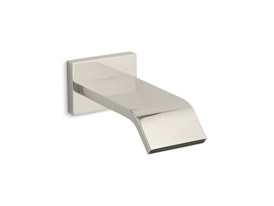 KOHLER K-14676 Loure Wall-mount bath spout, vibrant polished nickel