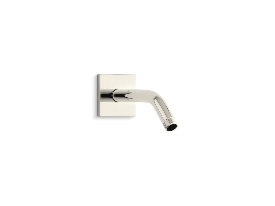 KOHLER K-14679 Loure 7-1/2" shower arm and flange, vibrant polished nickel
