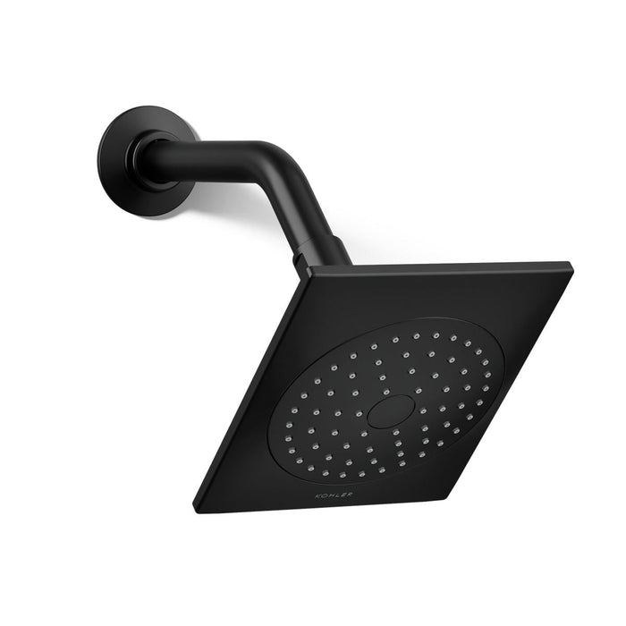 KOHLER K-14786 Loure Single-function Showerhead, 2.5 GPM, matte black - view 4
