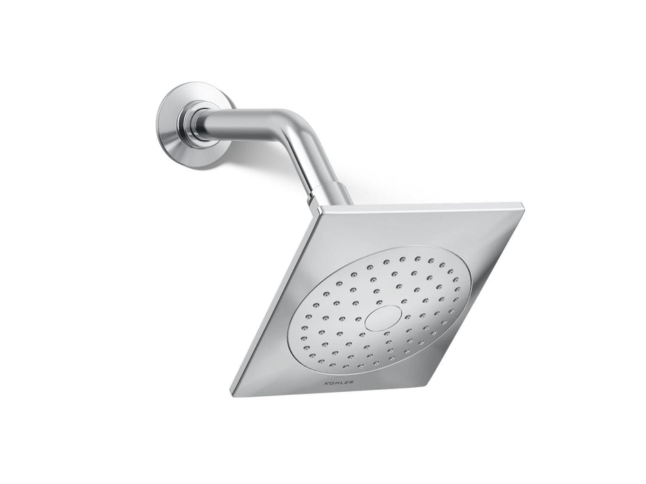 KOHLER K-14786 Loure Single-function Showerhead, 2.5 GPM, polished chrome