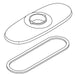 KOHLER K-1479252 Assembly, Escutcheon, vibrant brushed moderne brass