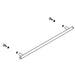 KOHLER K-1494740-02 Towel Bar Kit, 18", vibrant brushed moderne brass