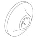 KOHLER K-1499270 Flange, vibrant brushed moderne brass