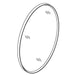 KOHLER K-1522009 Oval Door Kit, moderne brushed gold