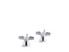 KOHLER K-16010-3 Triton Cross handles for centerset base faucet, polished chrome