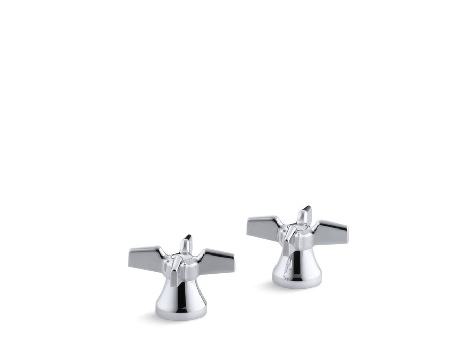 KOHLER K-16010-3 Triton Cross handles for centerset base faucet, polished chrome