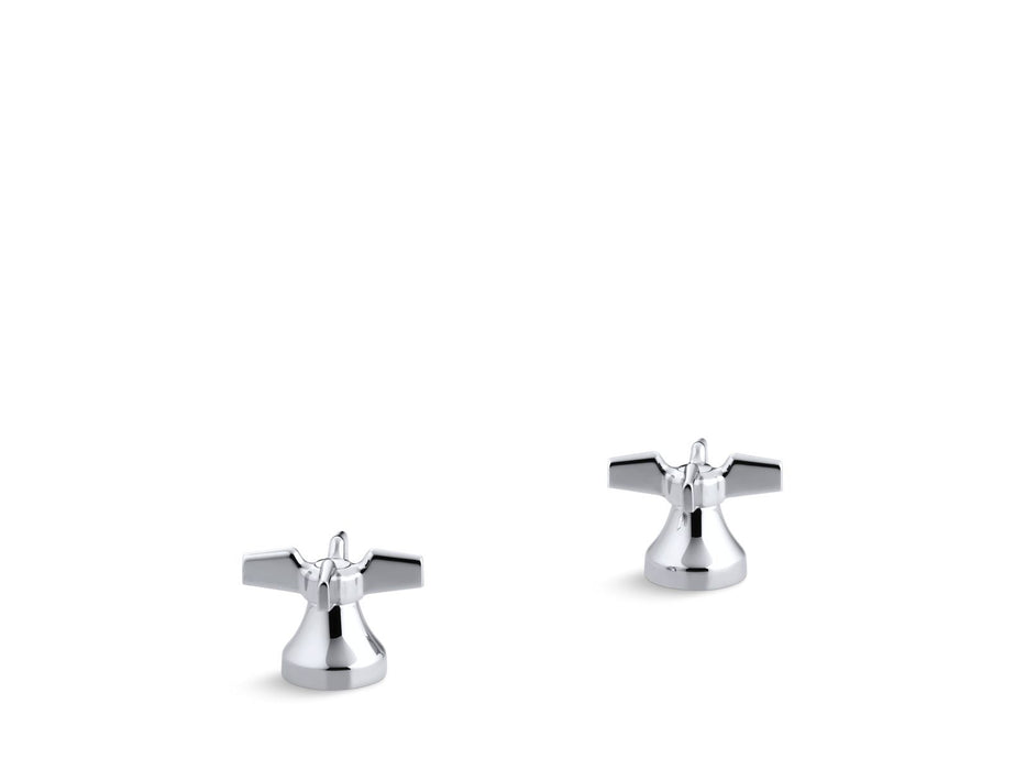 KOHLER K-16012-3 Triton Cross handles for widespread base faucet, polished chrome