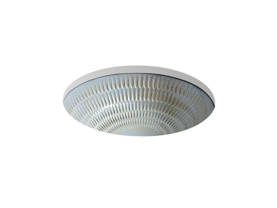 KOHLER K-17889-RL Derring 19-1/2" oval undermount bathroom sink, bluestone rutile