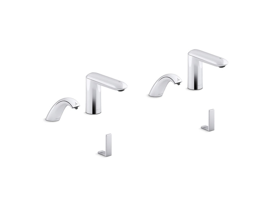 KOHLER K-181030-BK1 Kumin Curve Touchless lavatory faucets and soap dispensers for Constellation lavatory system, 0.5...