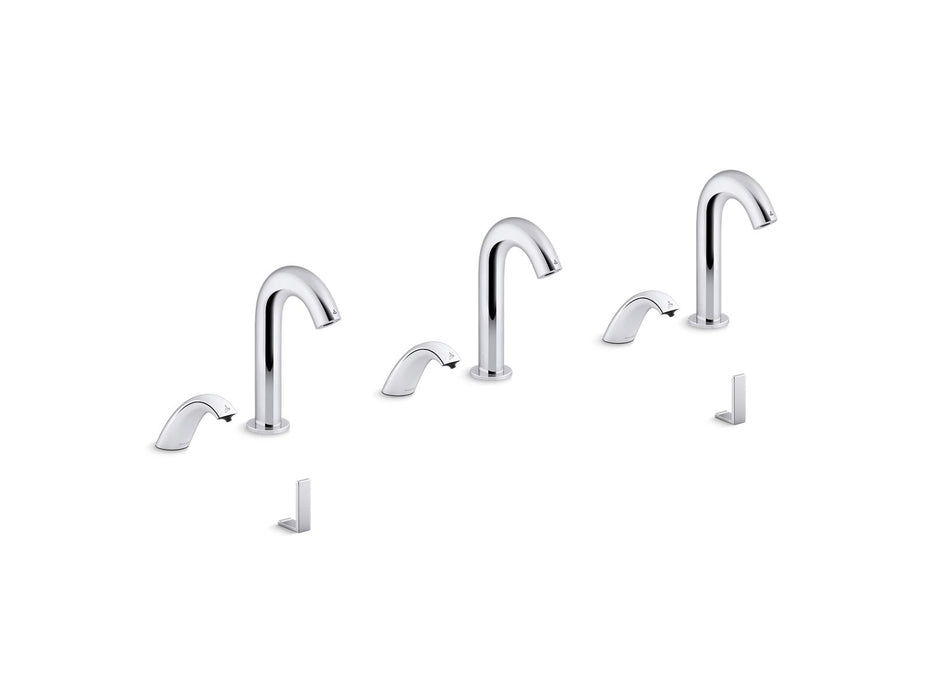 KOHLER K-181031-BB1 Oblo Curve Touchless lavatory faucets and soap dispensers for Constellation lavatory system, 0.5 gpm,...